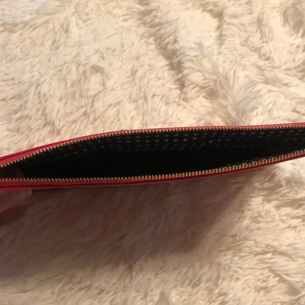 Kate Spade ♠️ hot pink clutch pouch bag NWT